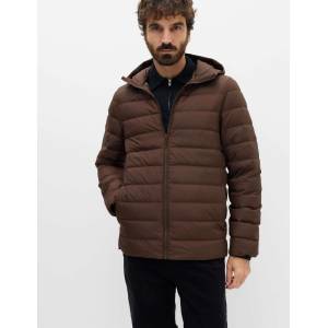 Marks & Spencer Яке с качулка, пухче и прахово пухче Marks & Spencer кафяв Marks & Spencer | Kafyav | МЪЖЕ | S