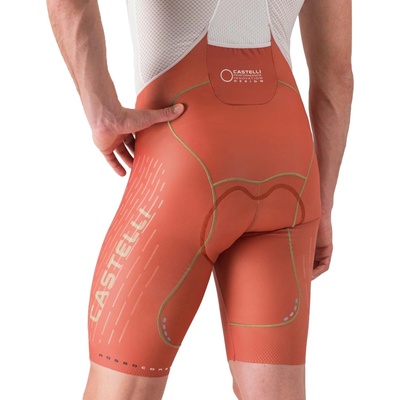 Castelli Free Aero Race S KIT bibshort Paprika/ Elmwood
