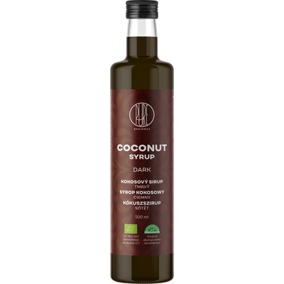 BrainMax Pure Coconut Syrup Dark, Kokosový sirup tmavý, BIO, 500 ml