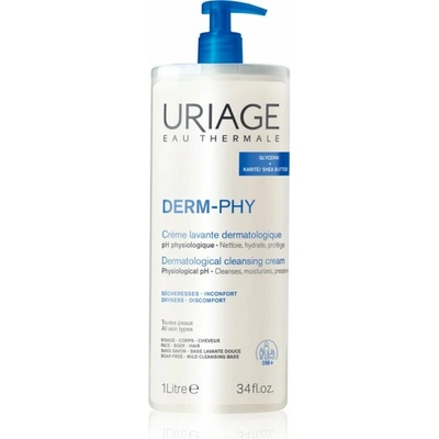 Uriage DERM-PHY Dermatological Cleansing Cream hydratační sprchový krém 1000 ml