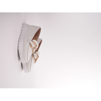 Wonders dámské mokasíny spona bílé