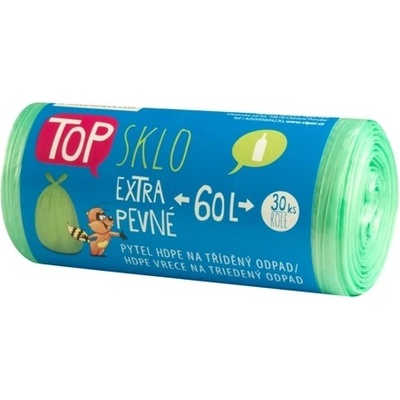 Vipor pytle do koše na tříděný odpad TOP 60L 14µm 30ks zelené