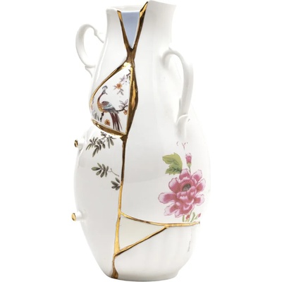 Seletti Ваза KINTSUGI 32 см, бяла, Seletti (SLT09675)