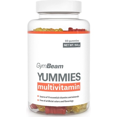 GymBeam Multivitamin Yummies, 60 Capsiles
