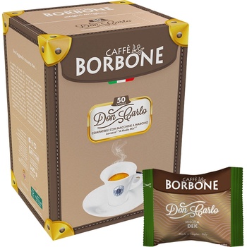 Caffè Borbone | Don Carlo Miscela Verde Dek (Без кофеин) - 50 капсули за Lavazza A Modo Mio