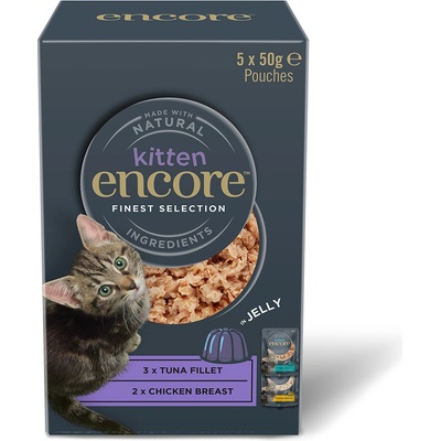 Encore Kitten Jelly Pouch 5 x nejlepší výběr 2 druhy 50 g