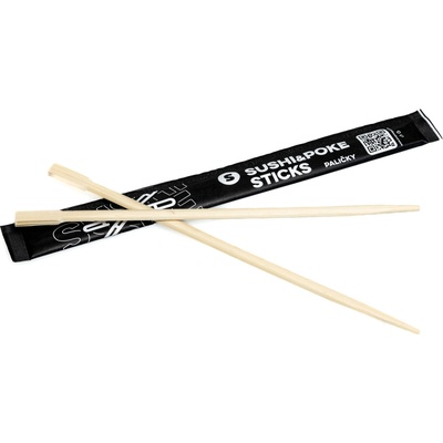 Exxprespack bambusové paličky 20,5 cm čierna