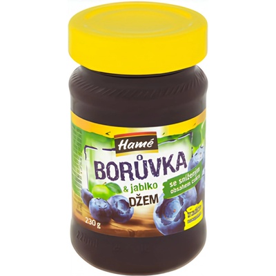 Hamé Džem Borůvka & Jablko se sníženým obsahem cukru 230 g