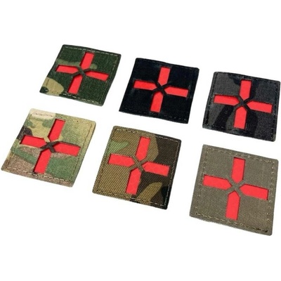 CUSTOM GEAR reflexní velcro nášivka MEDIC REFLECTIVE PATCH - Různé barvy Barva: Ranger Green