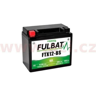 Motobaterie Fulbat 12V, FTX12-BS GEL, 10Ah, 180A, bezúdržbová MF AGM 150x87x130 KAWASAKI ER650N ABS rok 06-11 – Sleviste.cz