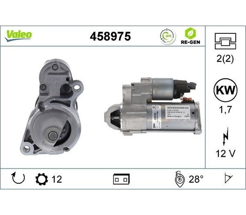 Štartér VALEO 458975
