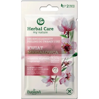 Image 1 of Herbal care скраб за лице и устни с бадмемов цвят, 2х5мл