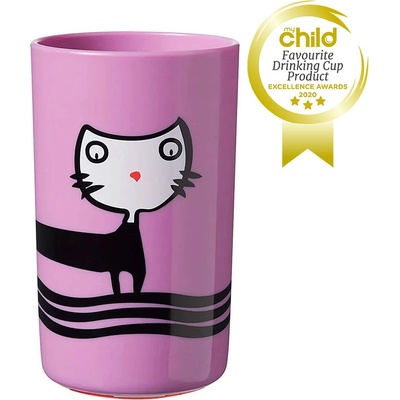 Tommee Tippee Супер чаша - не се преобръща, лесно се вдига Tommee Tippee, Лилава, 300 ml, 12 m+ (TT.0145)
