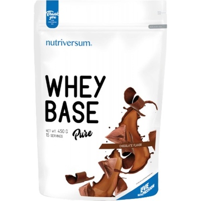 Nutriversum Whey Base | Whey Protein Concentrate + Milk Protein [450 грама] Шоколад
