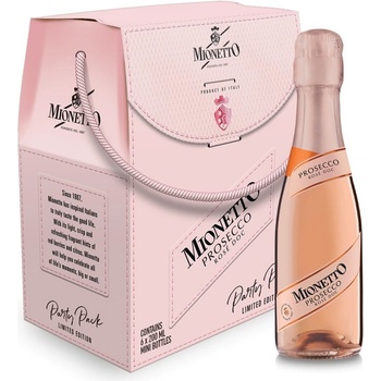 Mionetto Prosecco Rosé DOC Párty pack Kabelka 11% 6 x 0,2 l (karton)