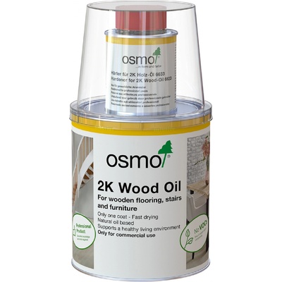 Osmo 6100 2K Olej na drevo 1 l Bezfarebný