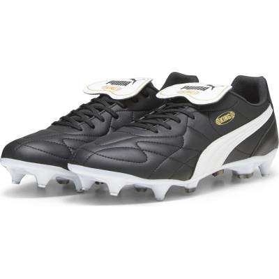 PUMA Футболни бутонки Puma Men's KING TOP Soft Ground Football Boots - Black/White