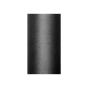 Image 1 of PartyDeco Гладък тюл - черен 0, 3 x 9 м