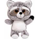 LEAN Toys Plush Toy Raccoon Cuddly Toy Big Eyes 22cm