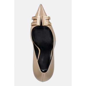 Elisabetta Franchi Кожени обувки с тънък ток