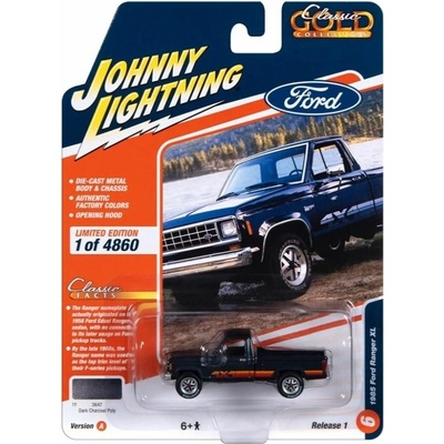 Johnny Lightning Ford Ranger 1984 černý 1:64