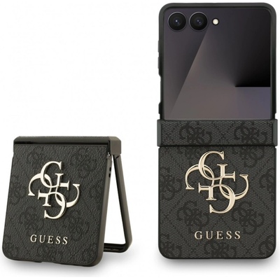 GUESS Гръб Guess PU 4G Metal Logo Case за Samsung Galaxy Z Flip 7 - Черен