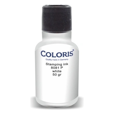 Coloris Razítková barva 8081 P bílá 50 g rychleschnoucí