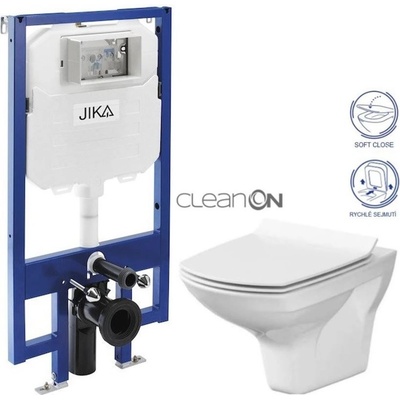 JIKA WC CERSANIT CLEANON CARINA + SEDÁTKO H894652 X CA3