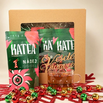 Katea ŠTYRI ADVENTNÉ ŠÁLKY - Čajový adventný kalendár