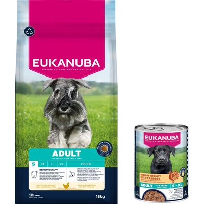 Eukanuba Premium Nutrition Adult Small Breed s kuřecím 15 kg