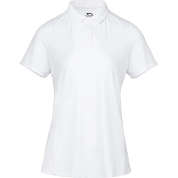 Slazenger Дамска блуза с яка Slazenger Plain Polo Shirt Womens - White