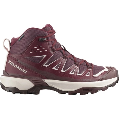 Salomon Дамски туристически обувки Salomon Women's X Ultra 360 Edge Mid GTX Walking boots - Huckleberry / Maroon Banner / Icy Pink - размер 40 (EU) (119-0816-0817)