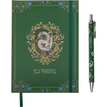 Cine Replicas Комплект тефтер с химикалка CineReplicas Movies: Harry Potter - Slytherin (CR5142)