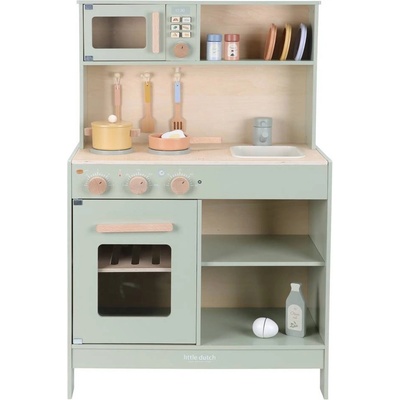 Little Dutch Дървена детска кухня Little Dutch, мента (LD2500)