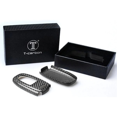Kľúčenka T-carbon pre Audi A4 / A5 / A6 / A7 / S5 a podobné, čierna