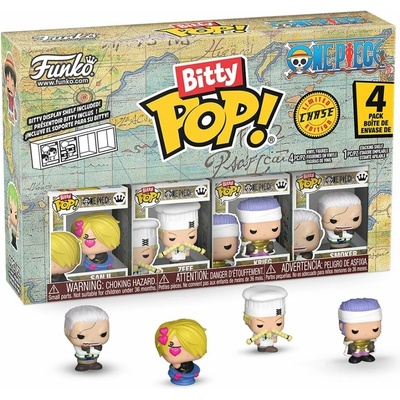 Funko Bitty Pop! 4-Pack One Piece Sanji Chase Edition