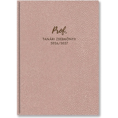 TopTimer Джобна книга за учителя TOPTIMER Prof PVC кожена корица A/5 седмична 145x205 mm Прахообразен балон 2026-2027 27P100T-E17 (27P100T-E17)