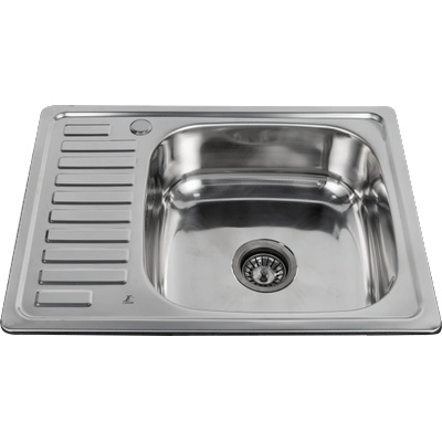 Inter Ceramic Кухненска мивка 6448R, Inter Ceramic, неръждаема стомана, 64x48см (6448R)