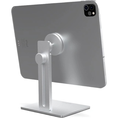 JustMobile AluDisc Max Tablet Stand - магнитна алуминиева поставка за iPad и други таблети (сребрист)