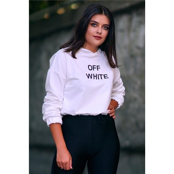 Madmext Дамски суитчър mg746 - Бял 289707 (289707_Бяло)