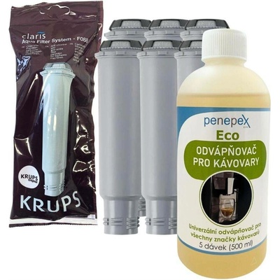 Krups F08801 Aqua Claris 6 ks + Penepex Eco 500 ml – Hledejceny.cz