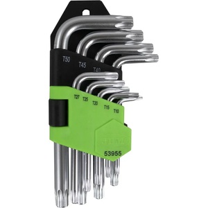 JGM Комплект Г-образни torx, 9 броя; jbm 53955