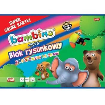 St. Majewski Блок за рисуване Majewski Bambino А3 цветни 16 листа