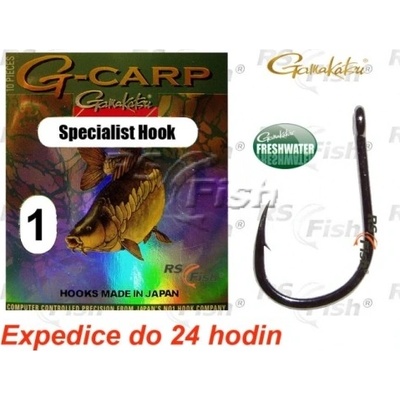 Gamakatsu G-Carp Specialist Hook vel.1 10 ks