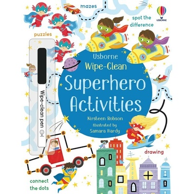 Wipe-Clean Superhero Activities Robson Kirsteen
