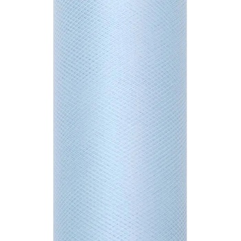 Image 1 of PartyDeco Гладък тюл - синьо небе - синьо 0, 3 x 9 м