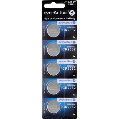 everActive 5x CR2032 225 mAh 5ks CR20325BL