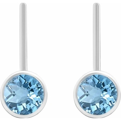 Eppi Zlaté visiace náušnice s topásmi Christabel E37571