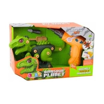 LEAN Toys Dinosaur For Unscrewing Screwing Green Drill DIY