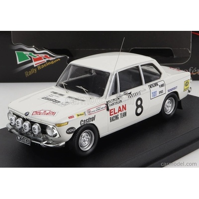 Trofeu BMW 2002 Ti night Version N 8 Rally Montecarlo 1971 W.poltinger H.hartinger Bílá 1:43